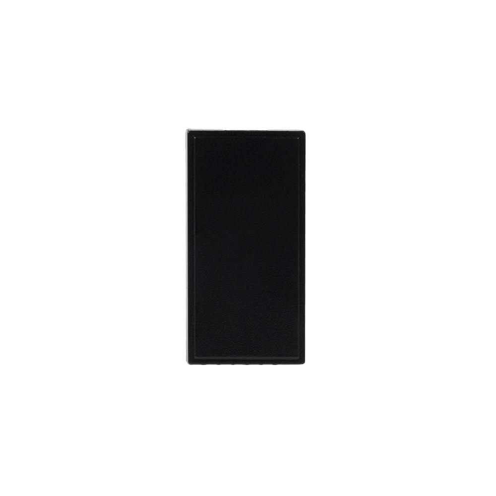Black Blank Plate 25*50MM EM-Euro Module