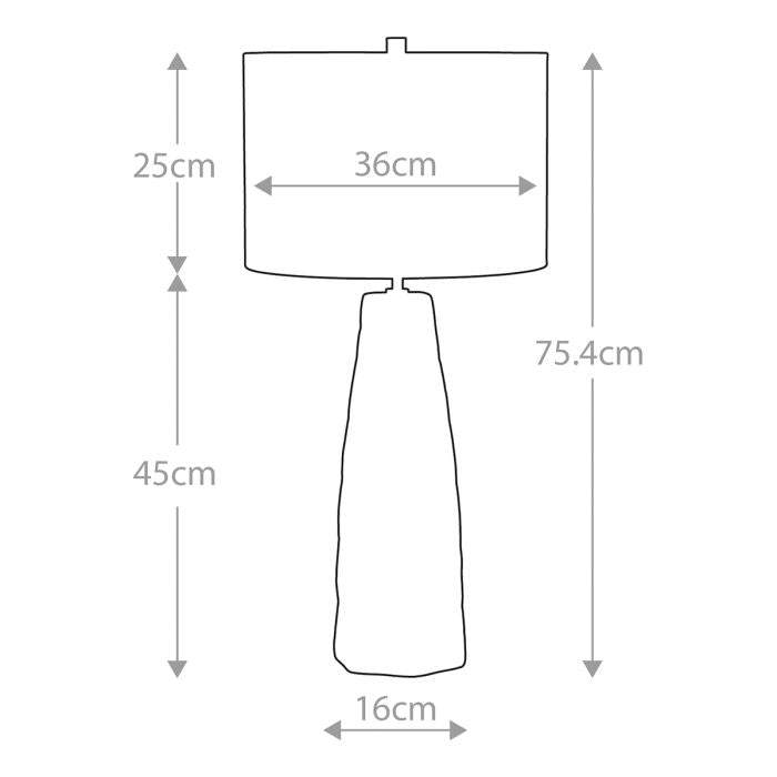Vauxhall 1 Light Table Lamp - Vintage Caramel