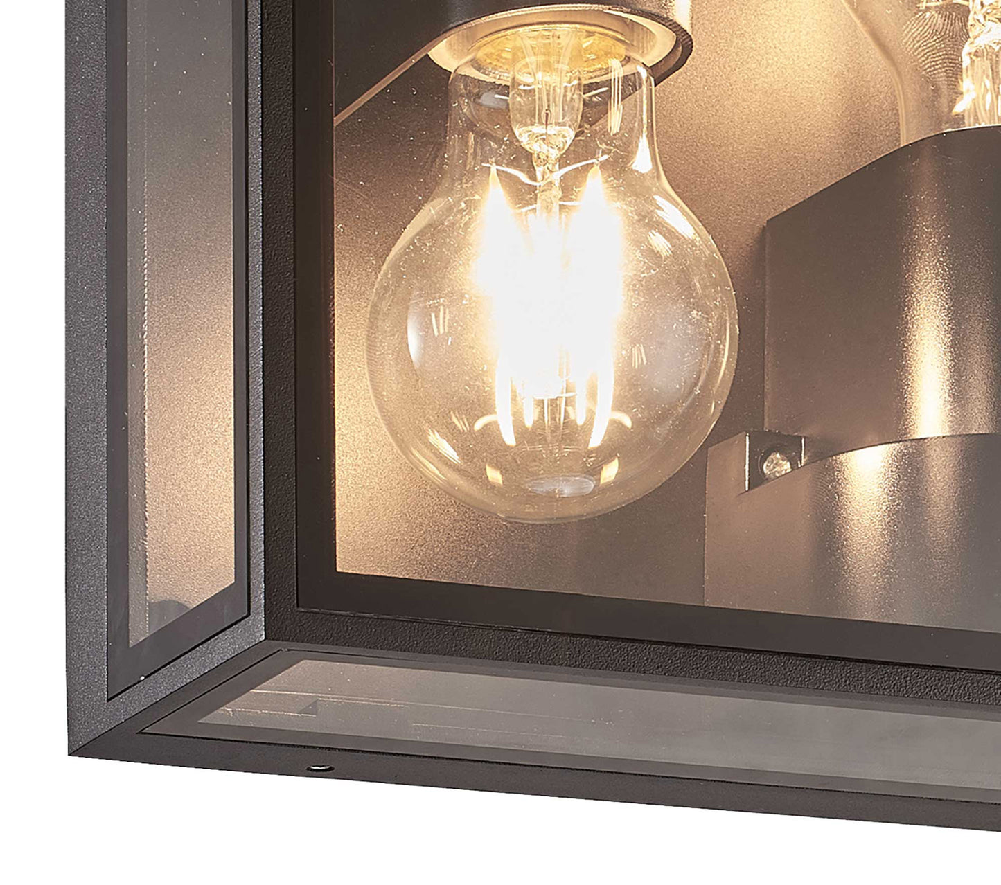 Verbier Up/Down Ceiling/Wall Lamp, 2 x E27, IP65, Dark Grey, 2yrs Warranty by Mantra
