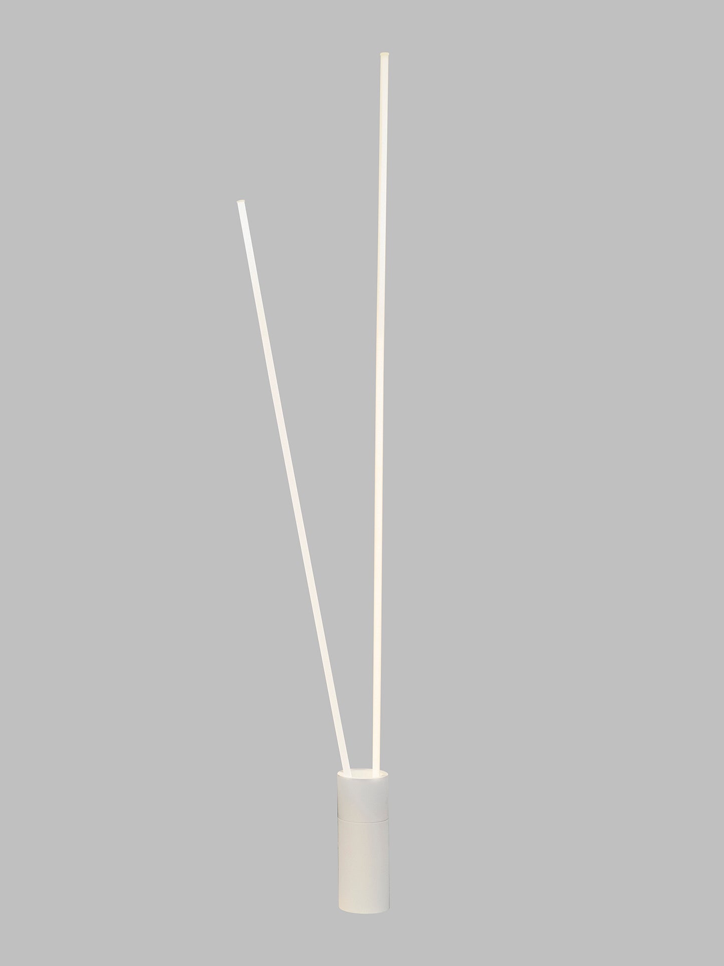 Vertical 2 Light Floor Lamp, 44W LED, 3000K, 2600lm, Dimmable, White, 3yrs Warranty by Mantra