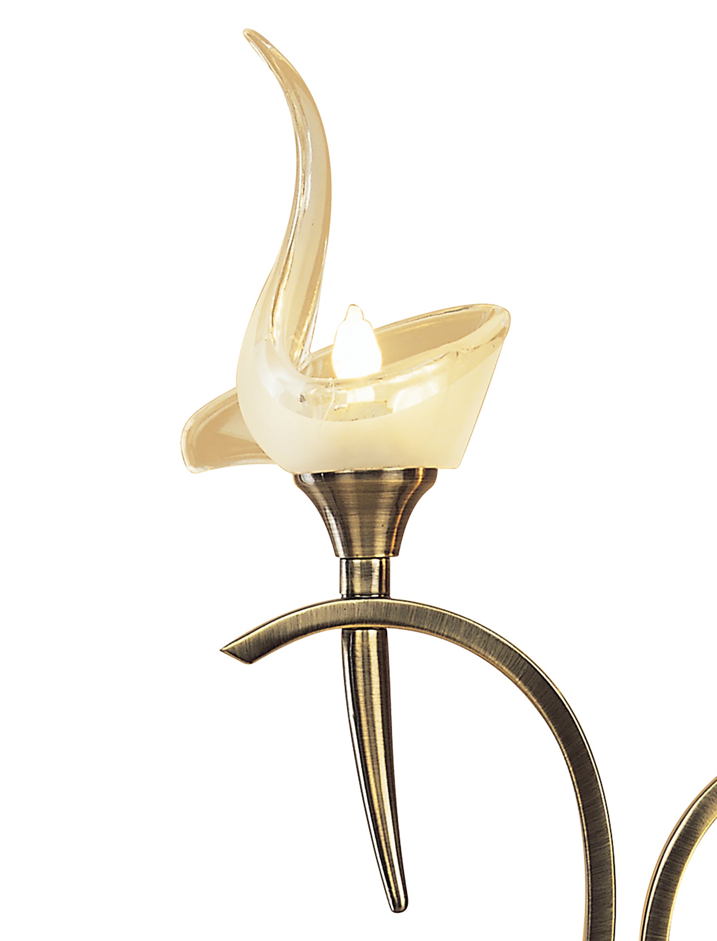 Viena Table Lamp 2 Light G9, Antique Brass by Mantra