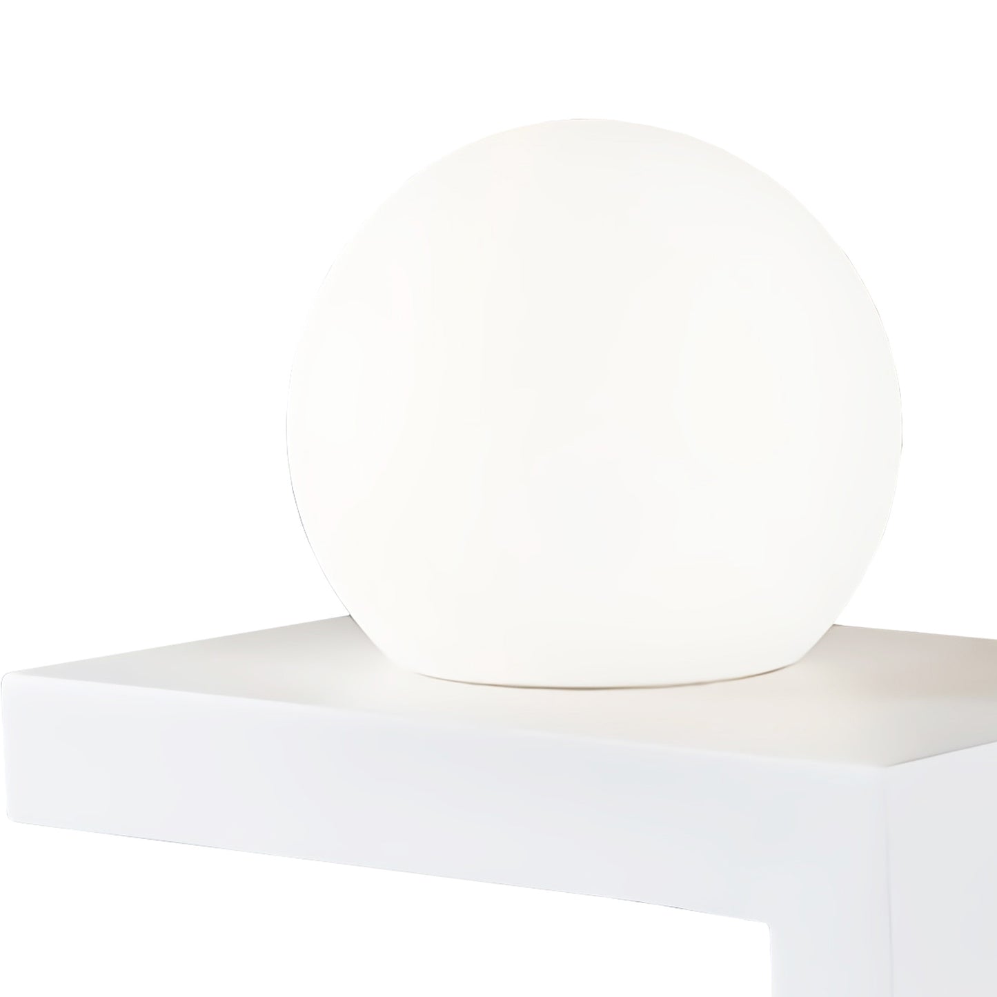 Zanzibar Wall Lamp Switched Globe With Mobile Phone Induction Charger, 6W LED, 3000K, 470lm, Sand White, 3yrs Warranty by Mantra