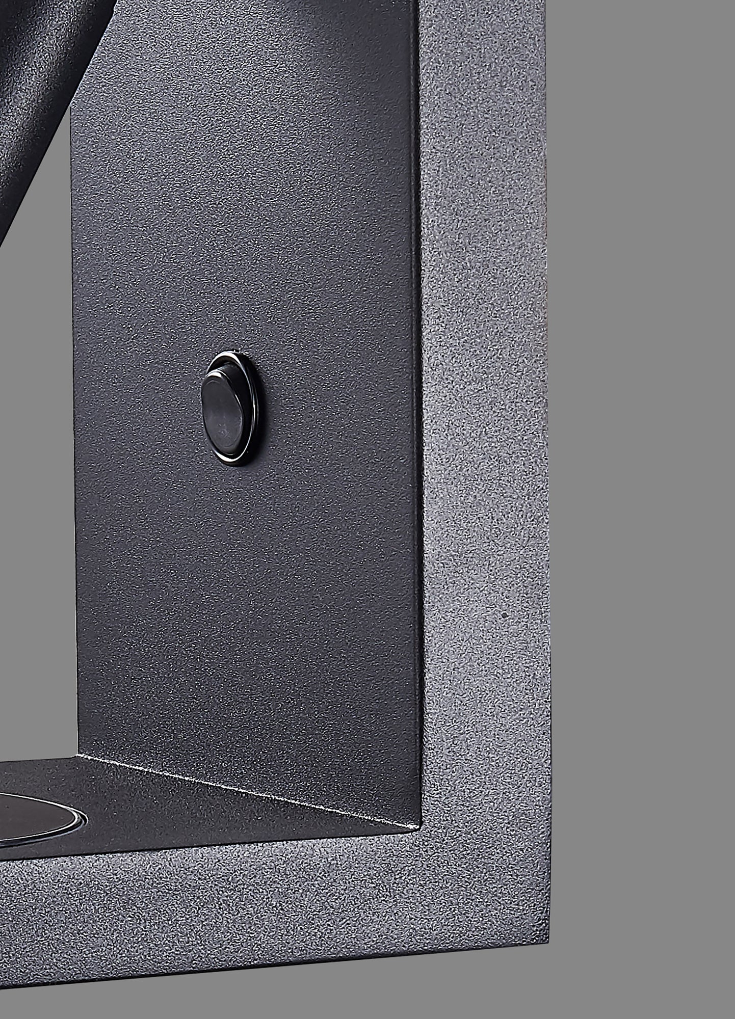 Zanzibar Reader Wall Lamp Switched With Mobile Phone Induction Charger, 3W LED, 3000K, 210lm, Sand Black, 3yrs Warranty by Mantra