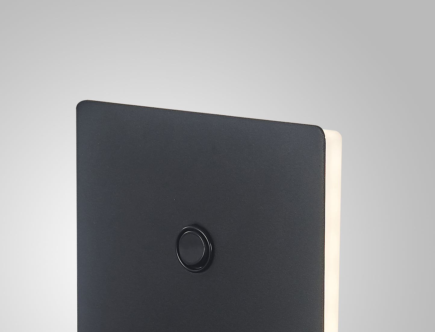 Zanzibar Backlight Wall Lamp Switched With Mobile Phone Induction Charger, 3W LED, 3000K, 210lm, Sand Black, 3yrs Warranty by Mantra