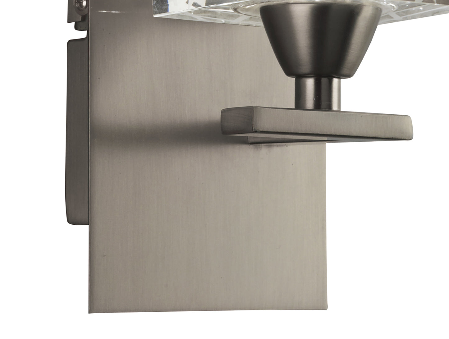 Zen Wall Lamp Switched 1 Light G9, Satin Nickel by Mantra