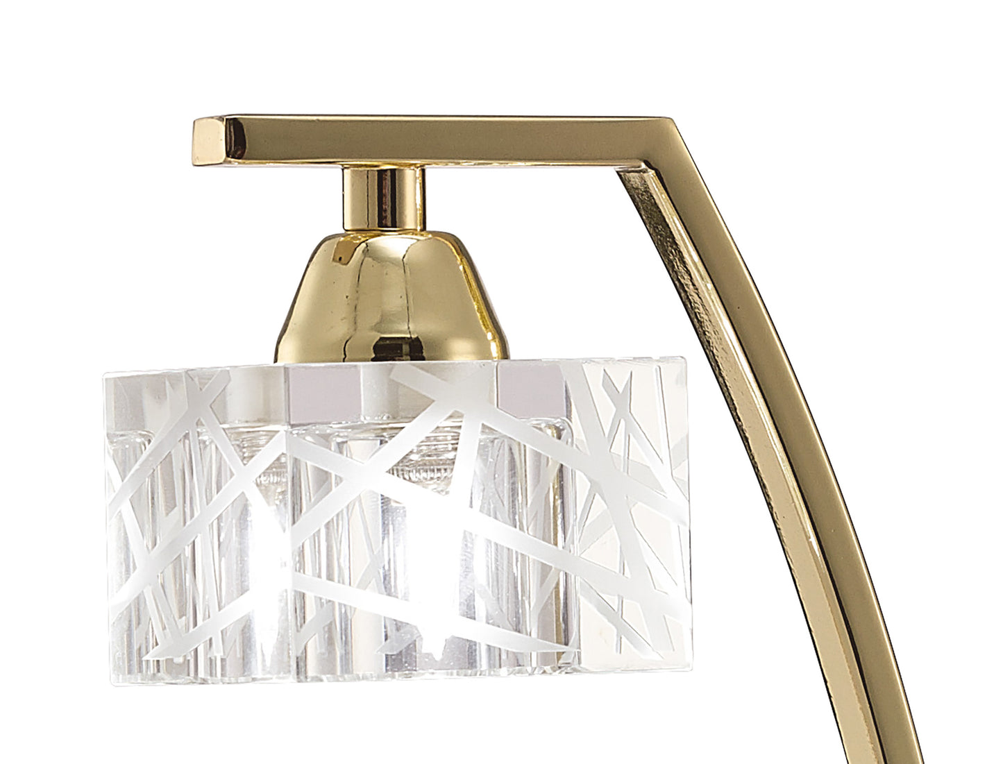 Zen Table Lamp 1 Light G9, Polished Brass by Mantra