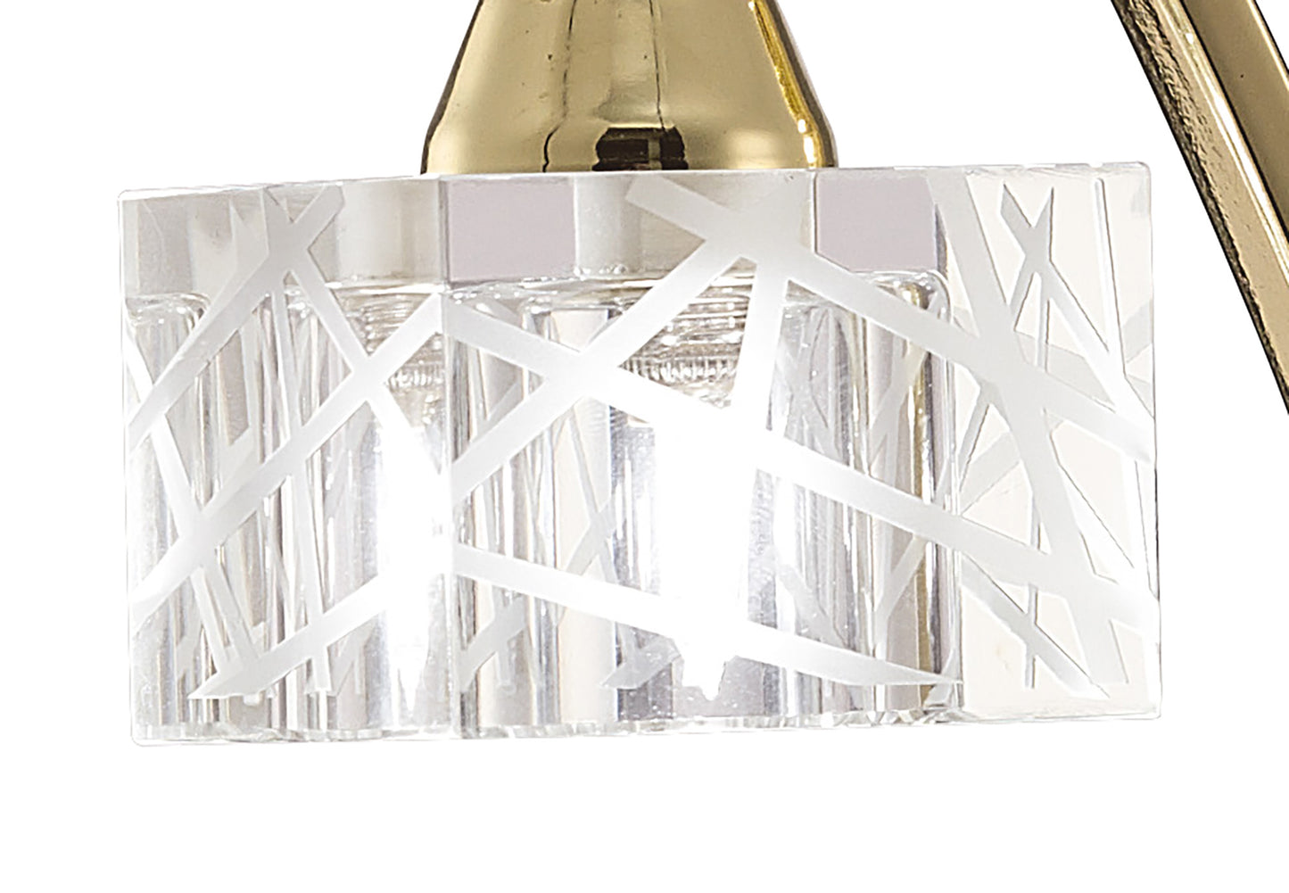 Zen Table Lamp 1 Light G9, Polished Brass by Mantra