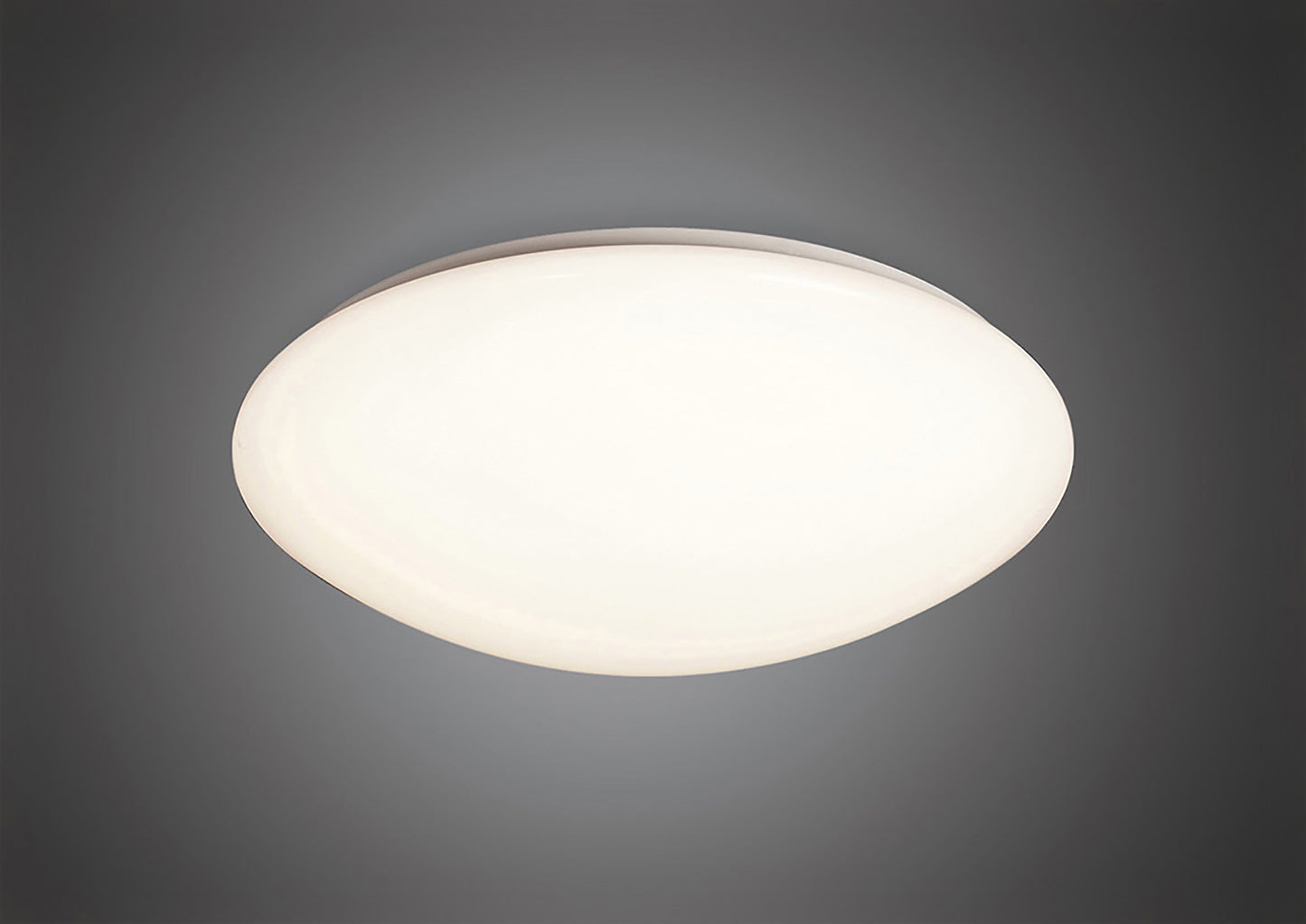 Zero Flush Ceiling/Wall 18W LED Medium 3000K, 1800lm, White Acrylic, 3yrs Warranty by Mantra