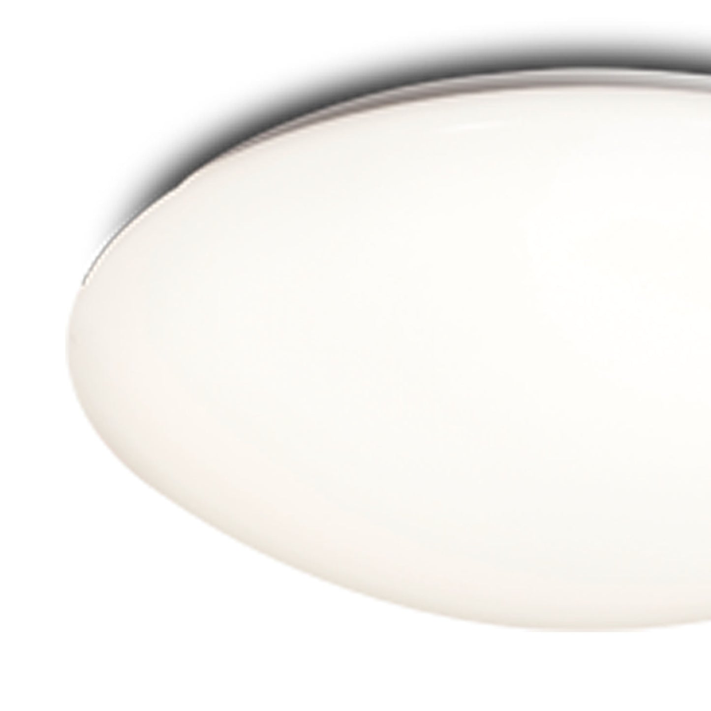 Zero E27 Flush Ceiling/Wall 5x20W Large, White Acrylic by Mantra