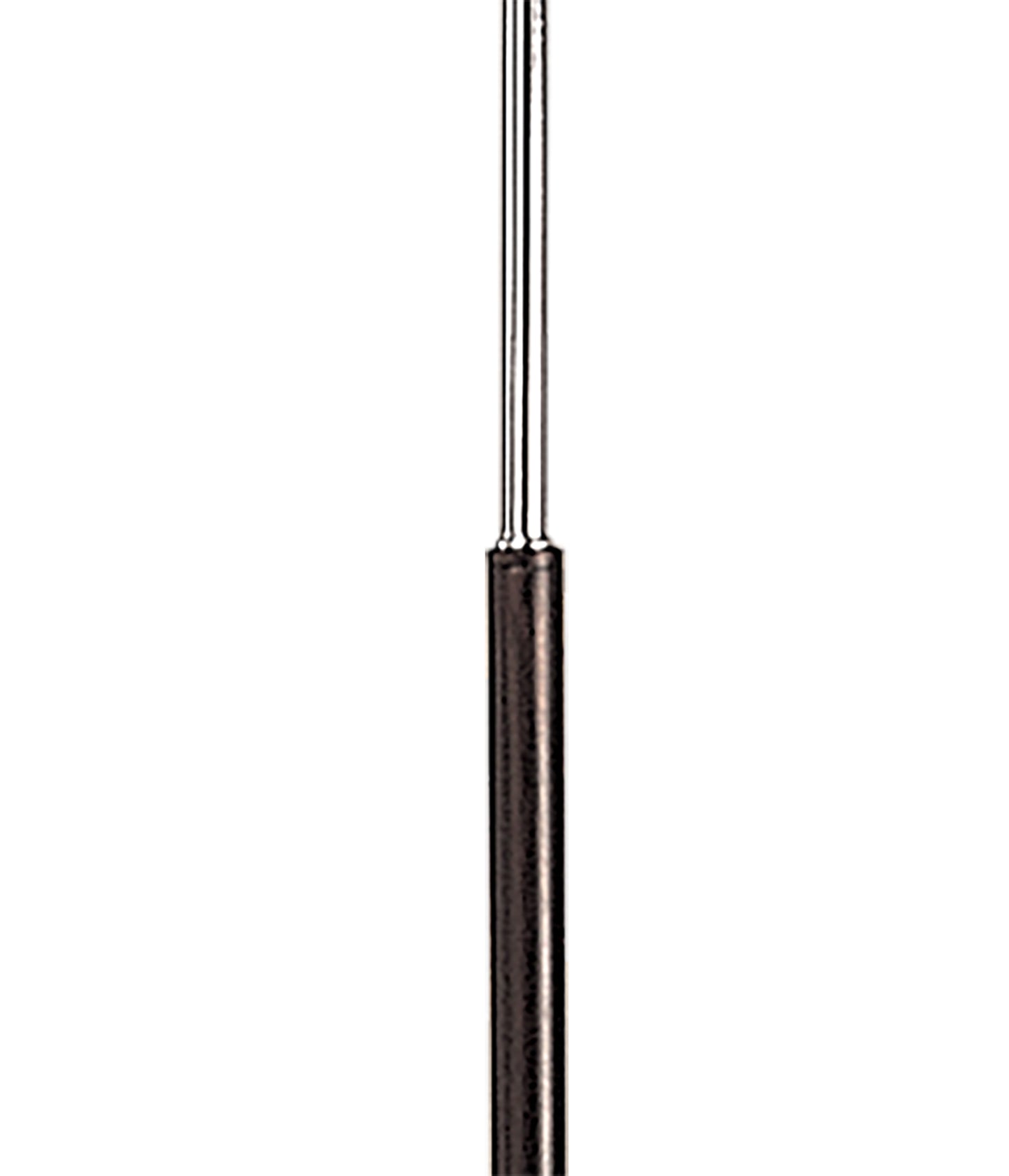 Zira Floor Lamp 2 Light G9, Polished Chrome/Frosted White Glass/Wenge, NOT LED/CFL Compatible by Mantra
