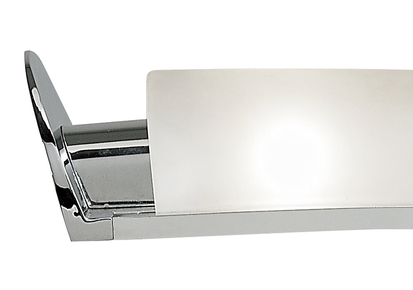 Zira Floor Lamp 2 Light G9, Polished Chrome/Frosted White Glass/Wenge, NOT LED/CFL Compatible by Mantra