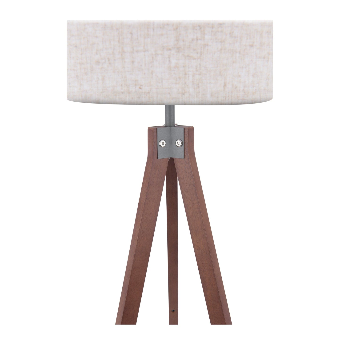 dar lighting Armitage Tripod Floor Lamp Dark Wood With Shade ARM4947