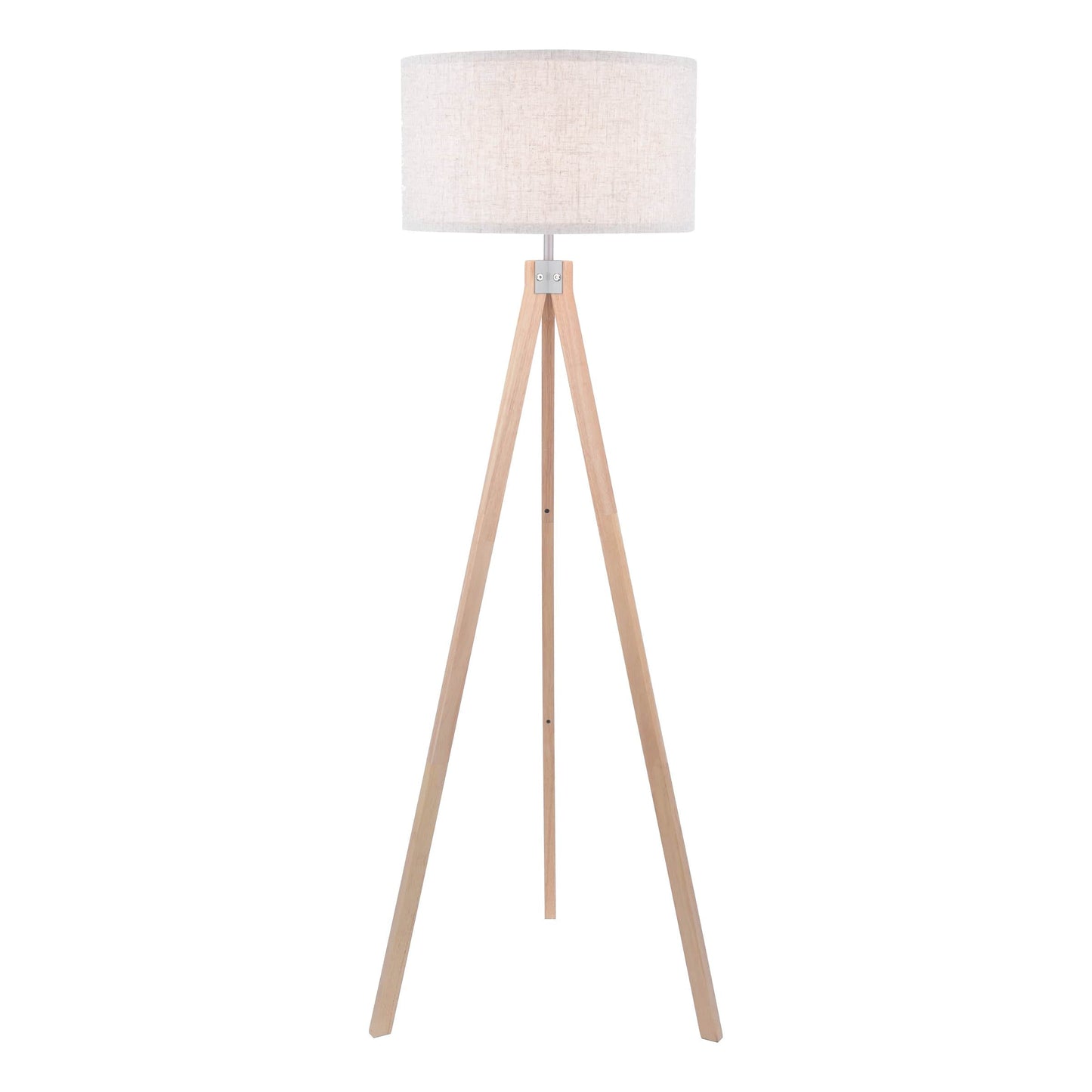 dar lighting Armitage Tripod Floor Lamp Light Wood With Shade ARM4943