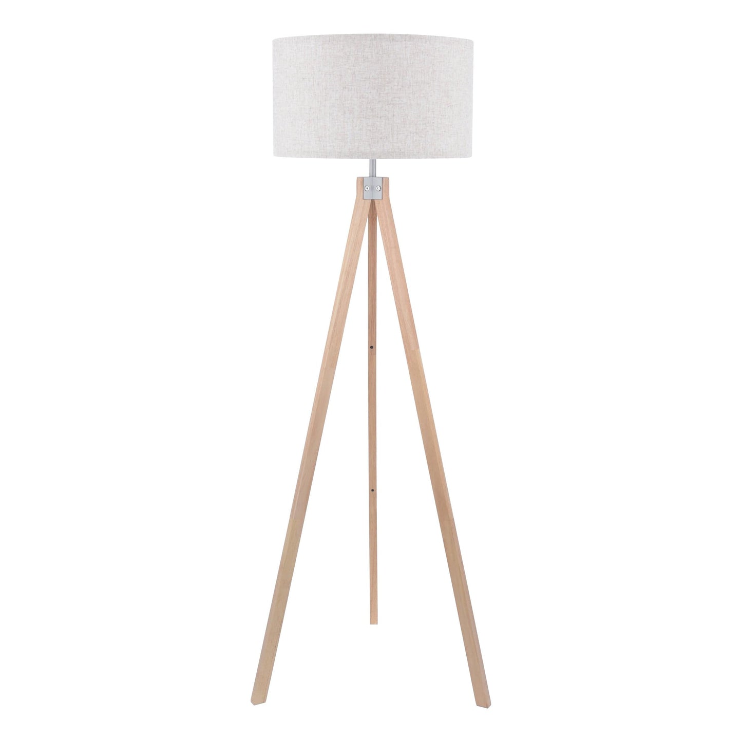 dar lighting Armitage Tripod Floor Lamp Light Wood With Shade ARM4943