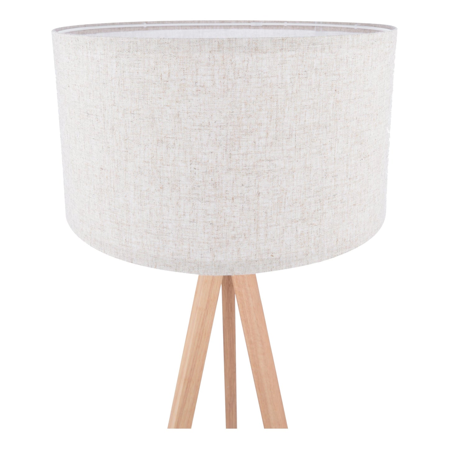 dar lighting Armitage Tripod Floor Lamp Light Wood With Shade ARM4943