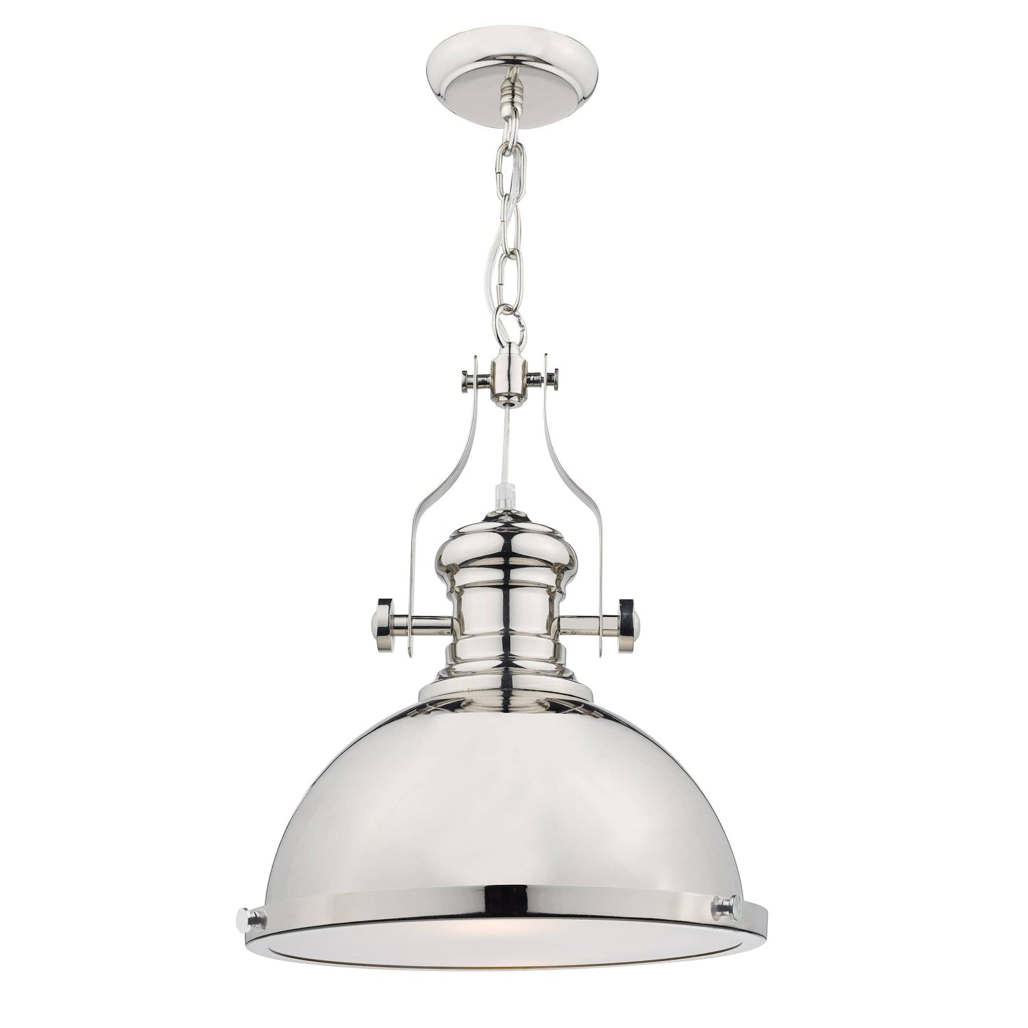 dar lighting Arona 1 Light Pendant Polished Chrome ARO0138