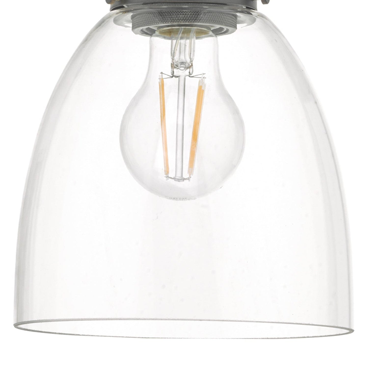 dar lighting Arvin Pendant Antique Chrome & Glass ARV0161