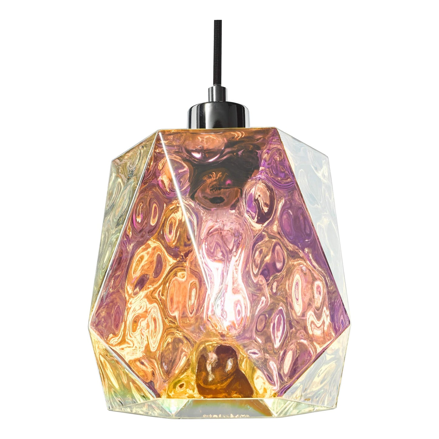 dar lighting Baxley Easy Fit Shade Iridised Glass BAX6555