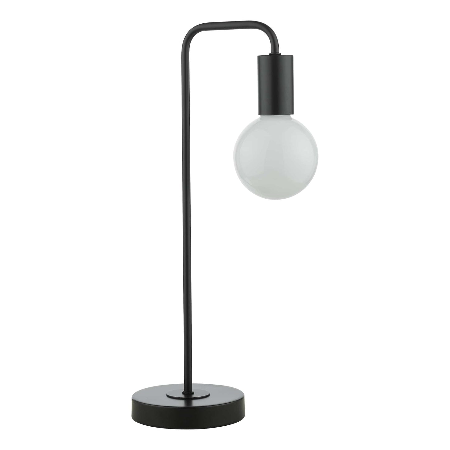 dar lighting Dena Table Lamp Matt Black DEN4222