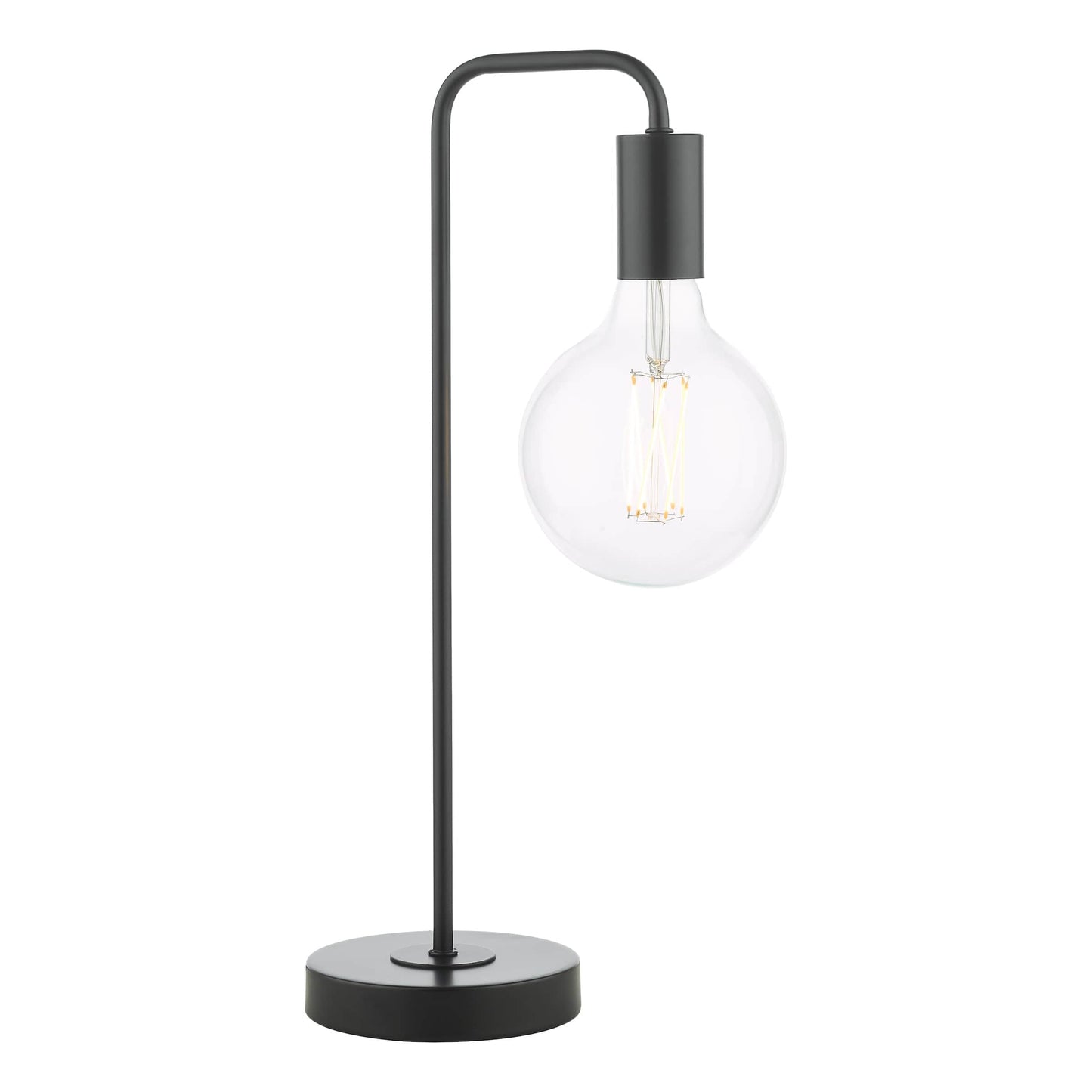 dar lighting Dena Table Lamp Matt Black DEN4222
