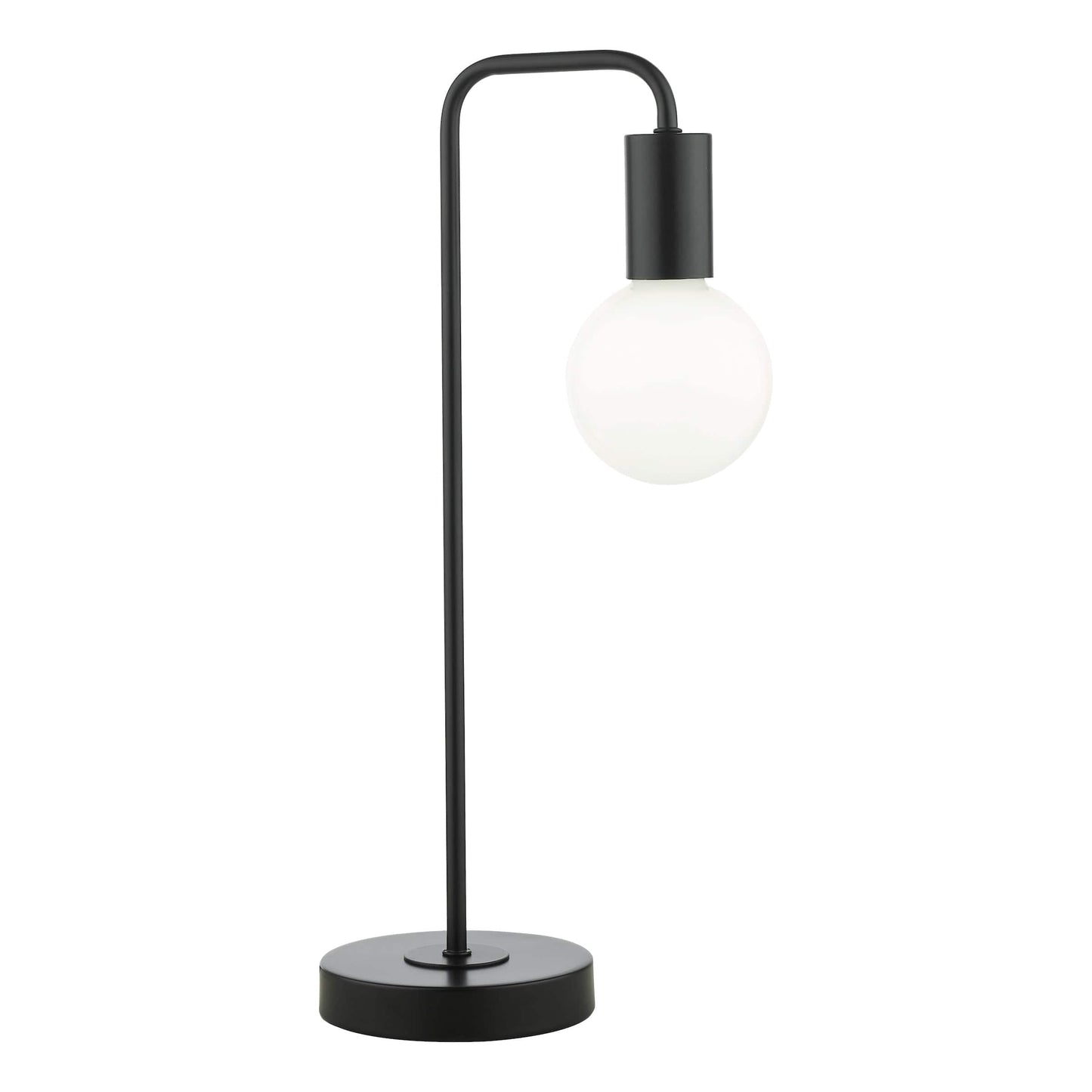 dar lighting Dena Table Lamp Matt Black DEN4222