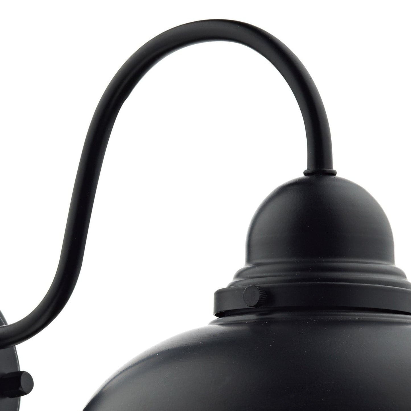 dar lighting Dynamo Outdoor Wall Light Matt Black Glass IP44 DYN0722