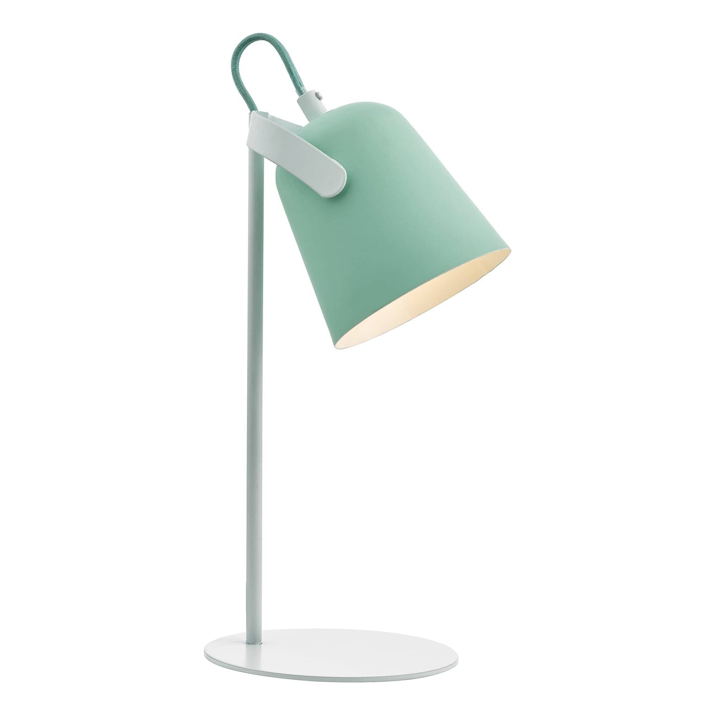 dar lighting Effie Table Lamp Pale Green and White EFF4124