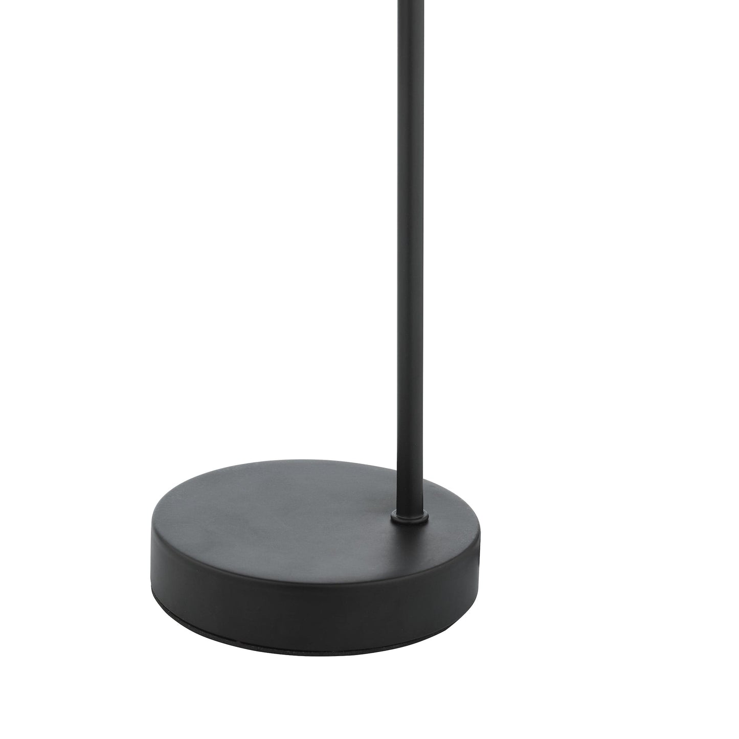 dar lighting Eissa 1 Light Touch Table Lamp Matt Black Smoked Glass EIS4122