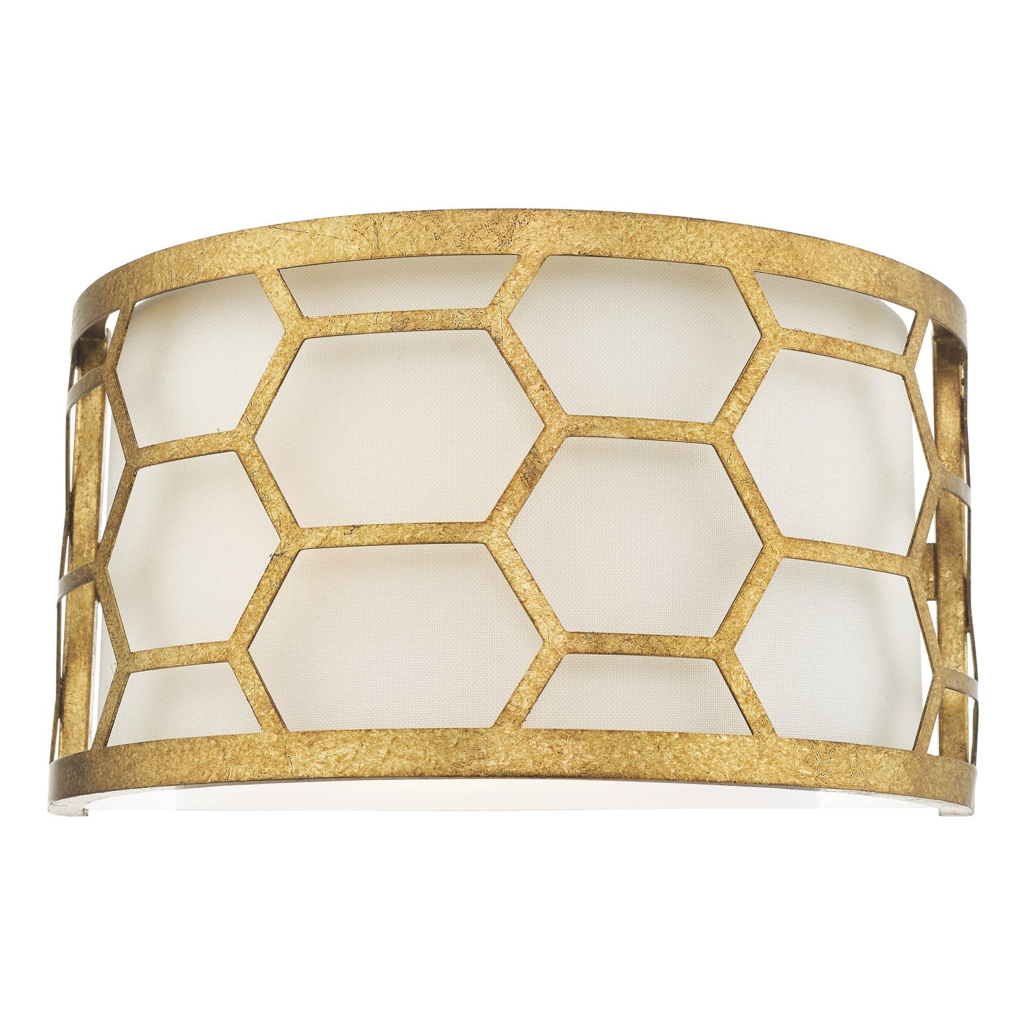 dar lighting Epstein 1 Light Wall Light Gold & Ivory EPS0712