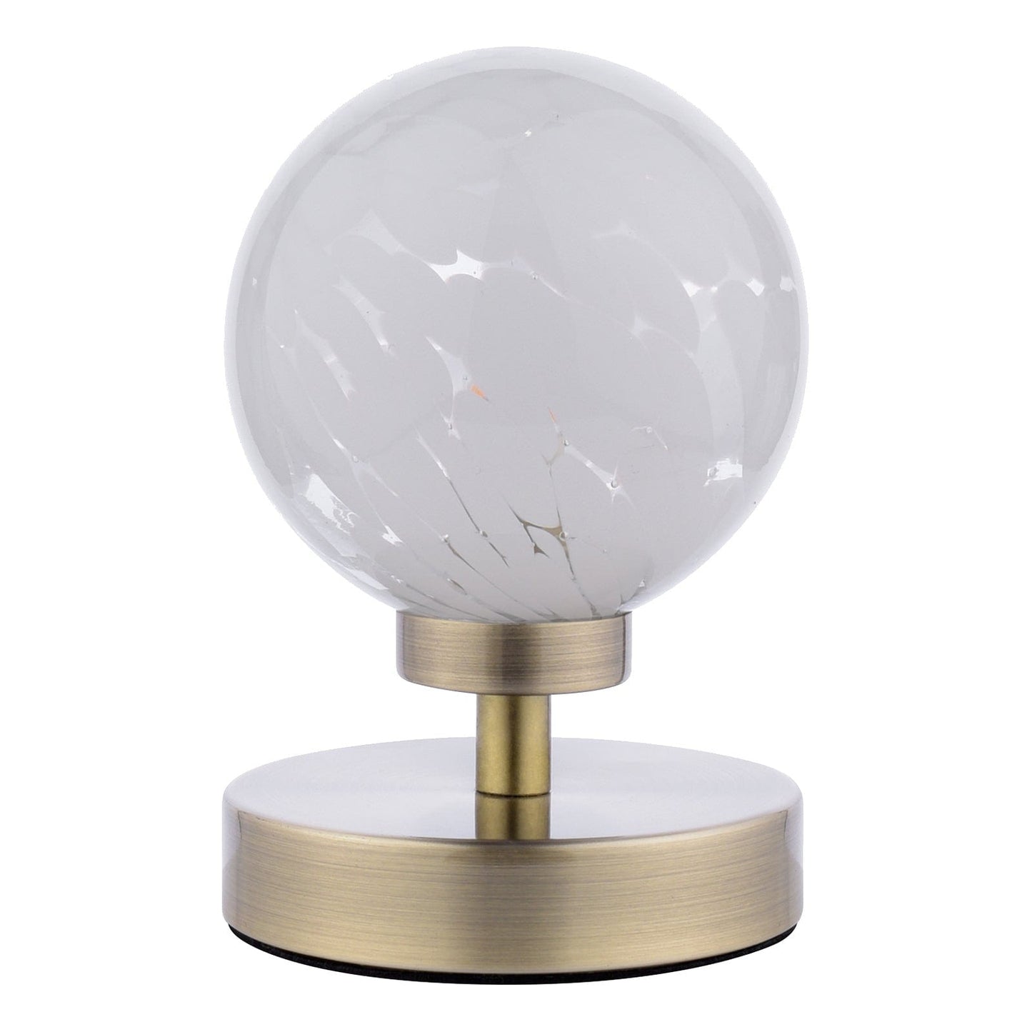 dar lighting Esben Table Lamp Antique Brass & Confetti Glass ESB4175-17