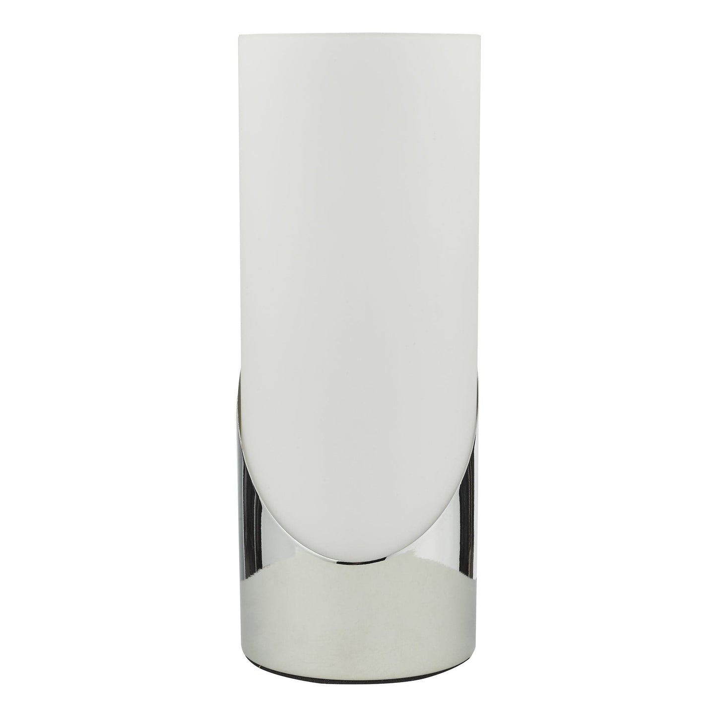 dar lighting Faris Touch Table Lamp Polished Chrome Opal Glass FAR4250