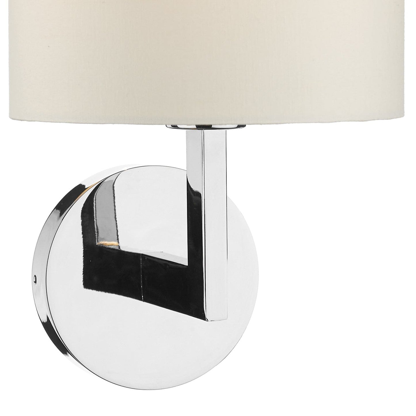 dar lighting Ferrara Wall Light Polished Chrome Bracket Only FER0750