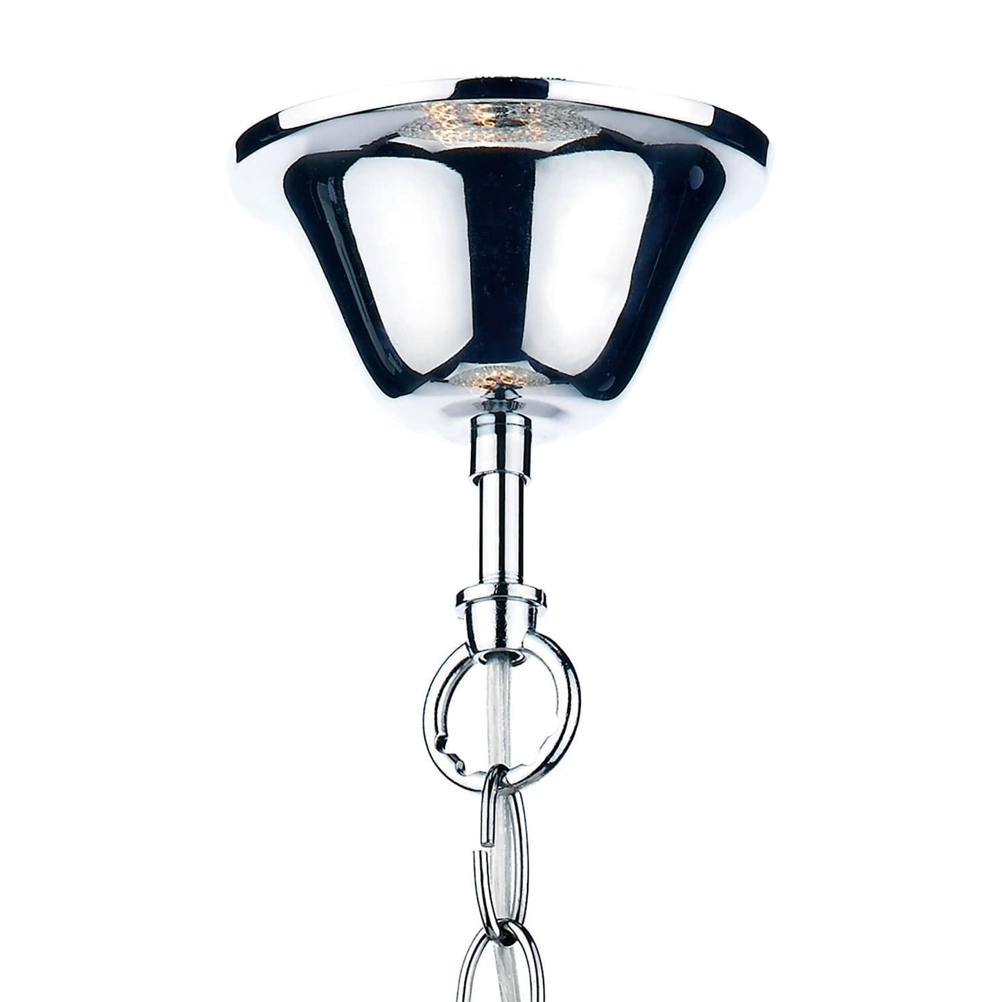 dar lighting Fiesta 8 Light 50CM Pendant Polished Chrome FIE0850