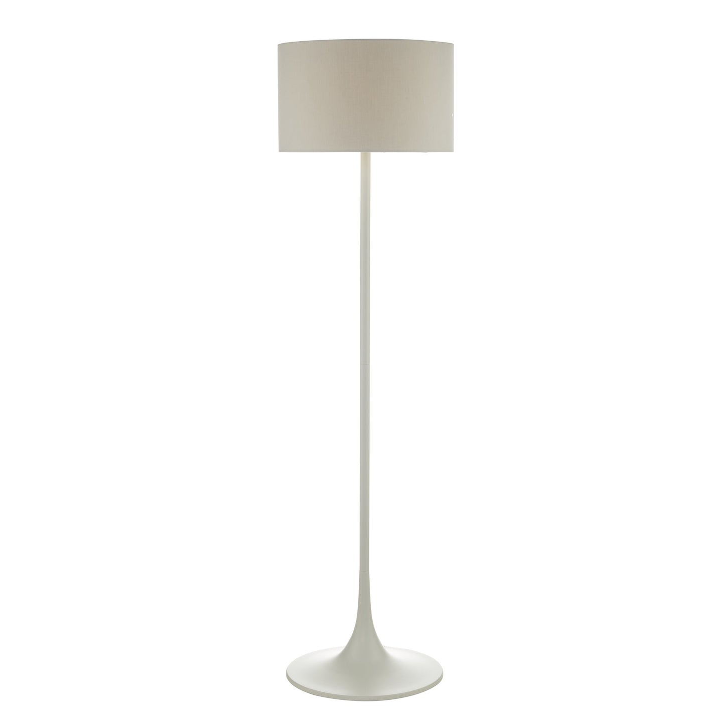 dar lighting Floor Lamp Grey With Shade FUN4939