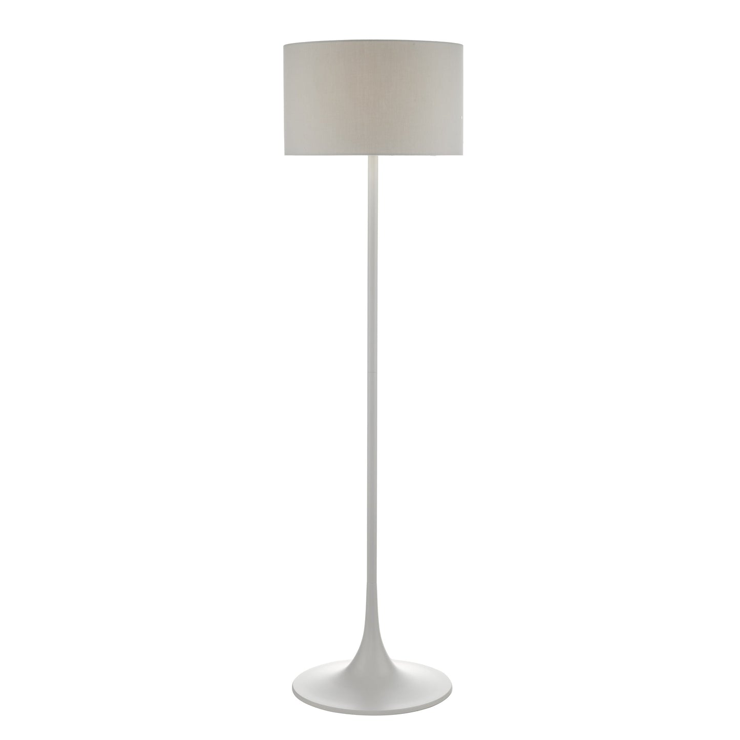 dar lighting Floor Lamp Grey With Shade FUN4939