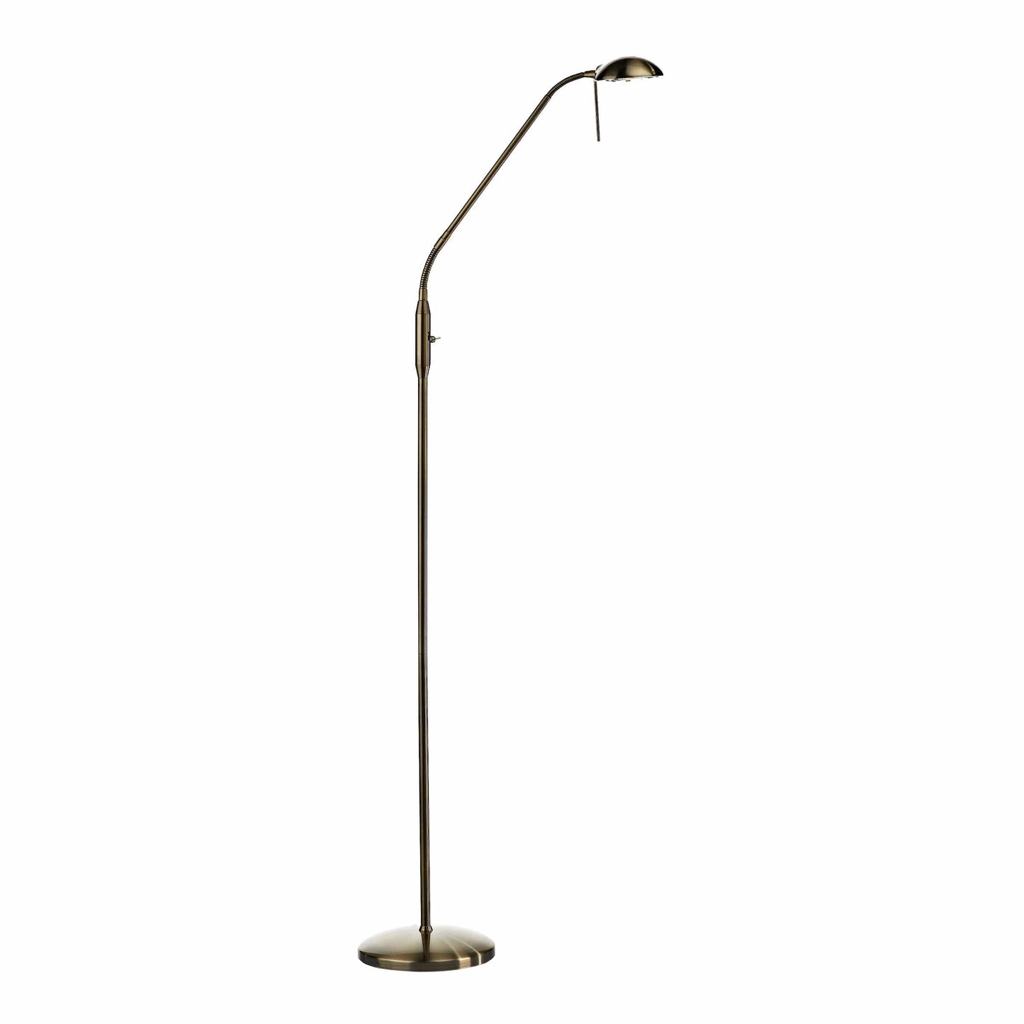 dar lighting Journal Task Floor Lamp Antique Brass (Multipack) JOU5575