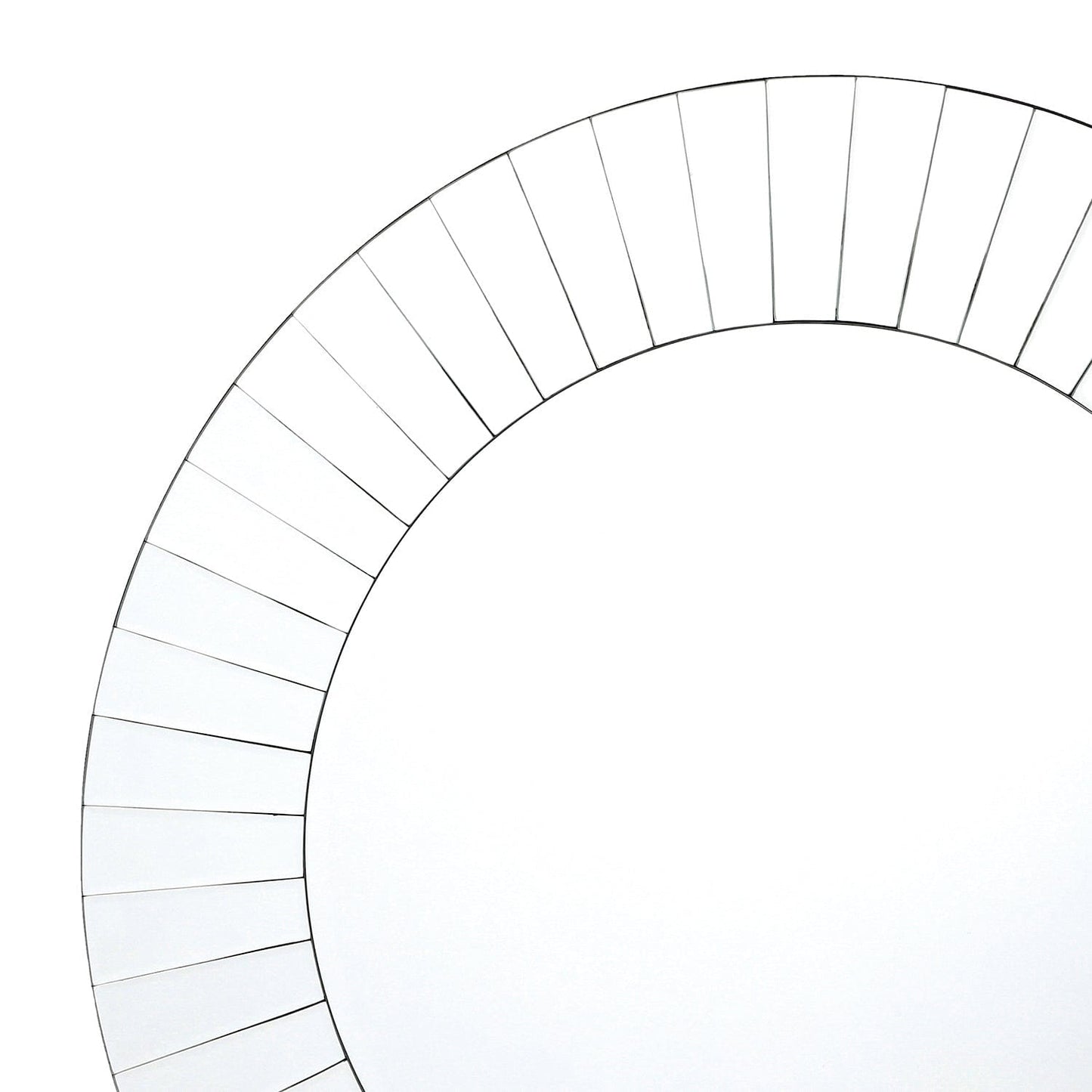 dar lighting Lahaina Bevelled Round Mirror 80cm 002LAH80