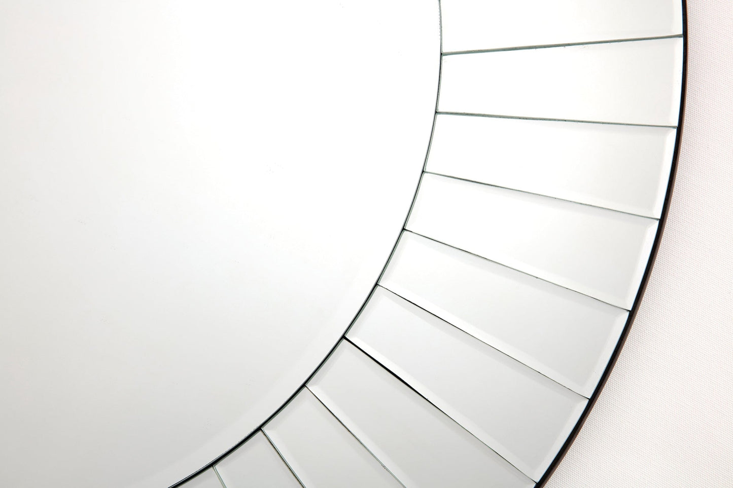 dar lighting Lahaina Bevelled Round Mirror 80cm 002LAH80