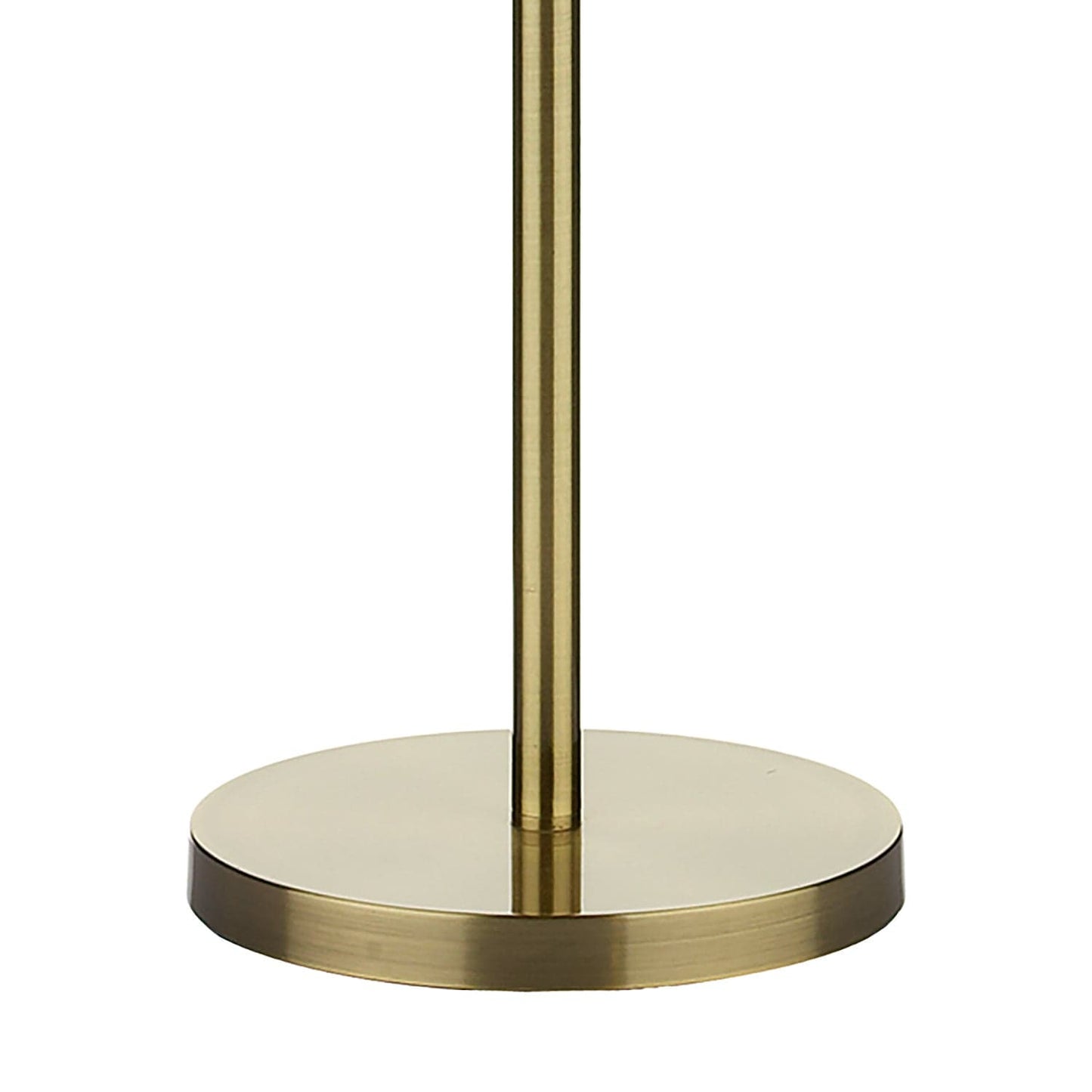 dar lighting Madrid Floor Lamp Antique Brass With Shade MAD4975