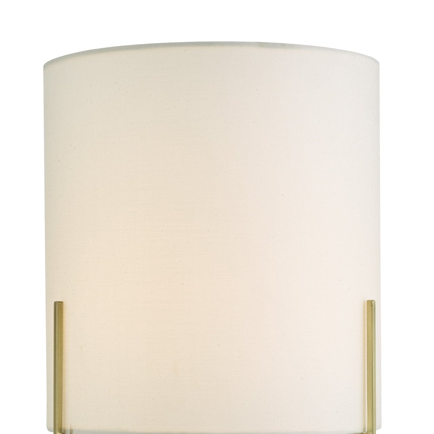dar lighting Michaela Table Lamp Satin Gold With Shade MIC4135
