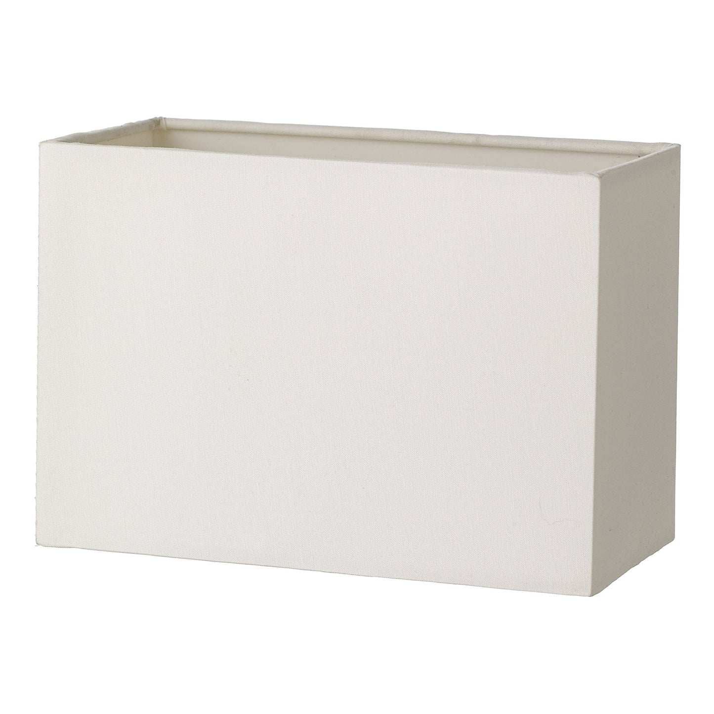 dar lighting Modena Ivory Cotton Rectangle Shade 20cm S1123