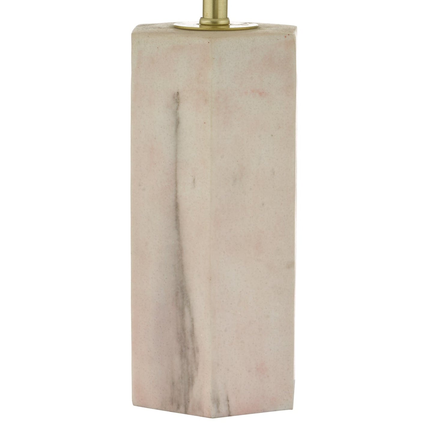 dar lighting Nalani Table Lamp Pink Marble Effect With Shade NAL4203