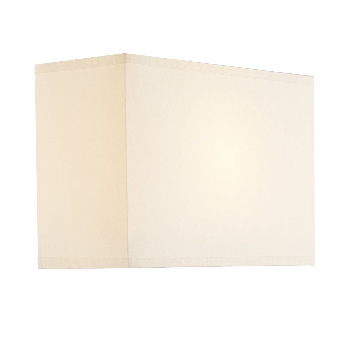 dar lighting Piza Cream Cotton Rectangle Shade 24cm S1025
