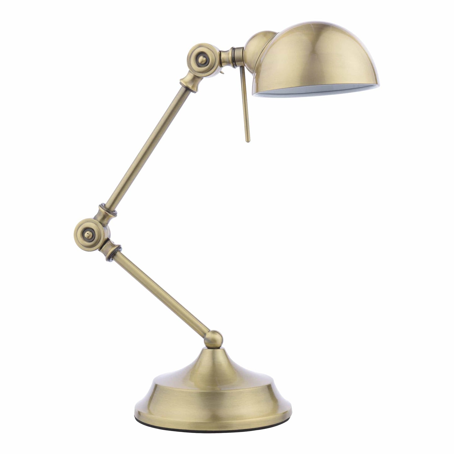 dar lighting Ranger Task Table Lamp Antique Brass RAN4075
