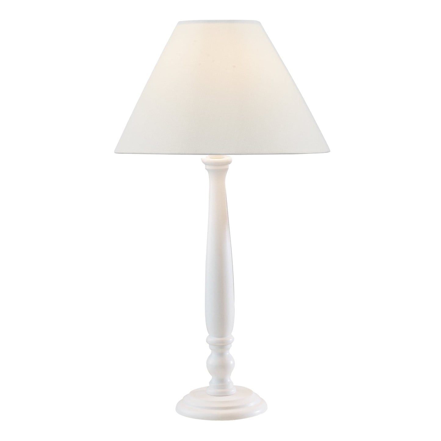 dar lighting Regal Large Table Lamp White With Shade (Multipack) REG432