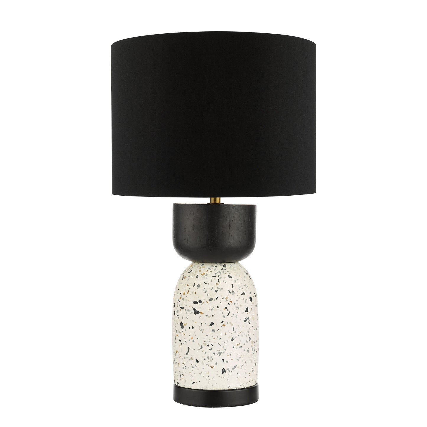 dar lighting Roja Table Lamp Terrazzo & Black With Shade ROJ4255