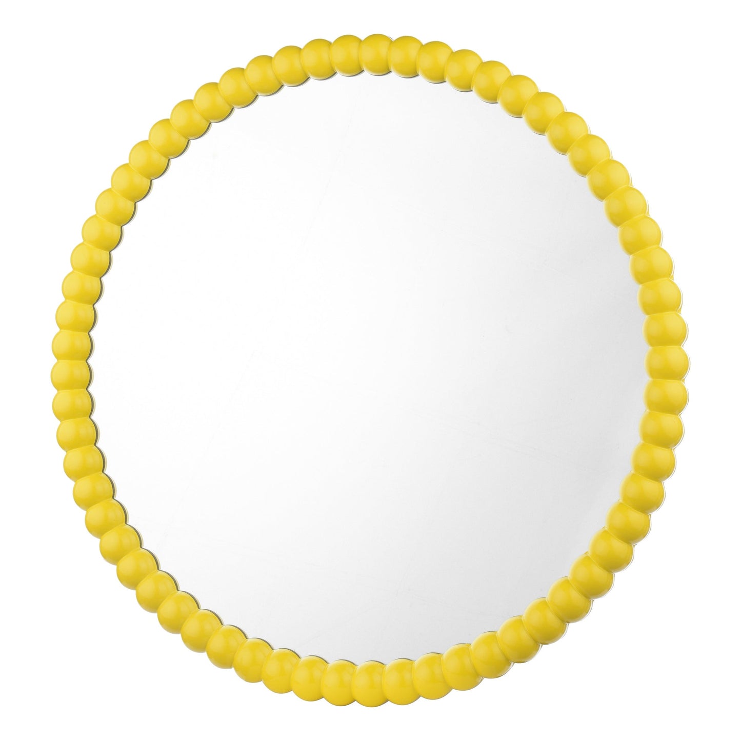 dar lighting Ruan Round Mirror Yellow 70cm 002RUA7026