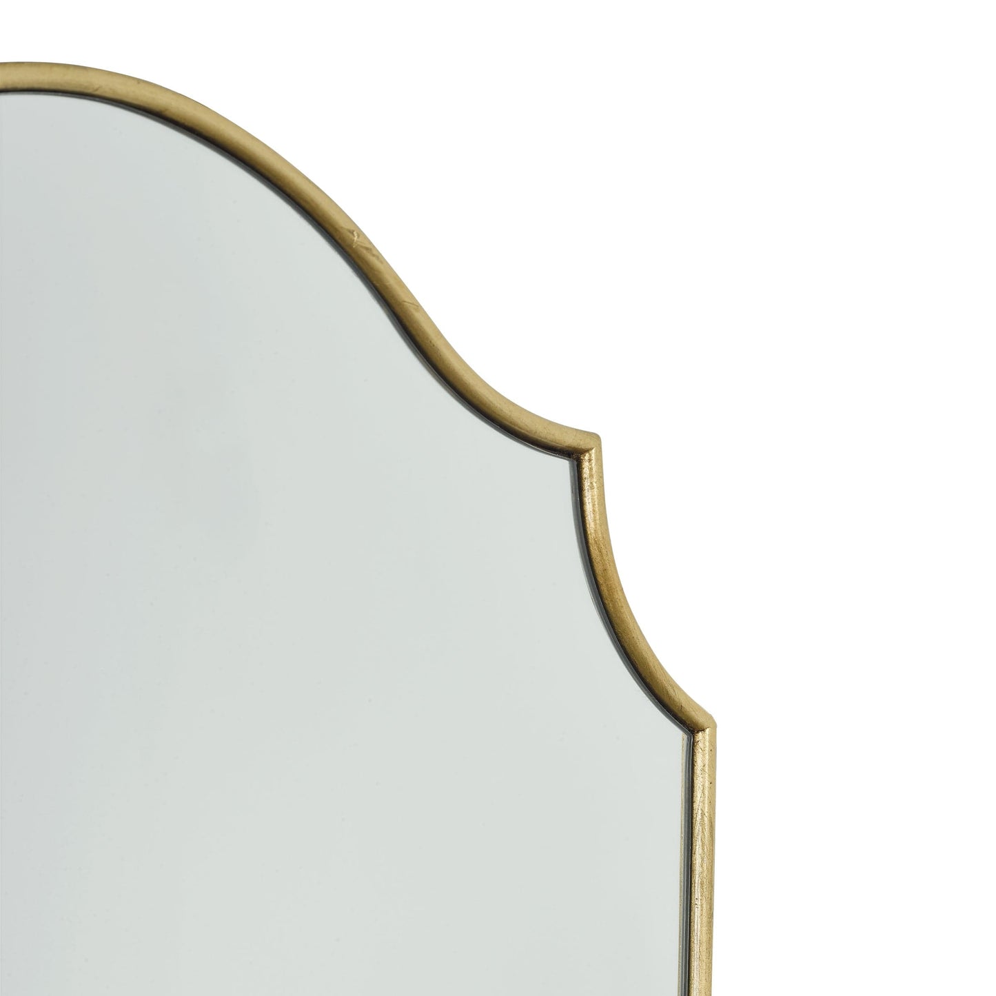 dar lighting Ruggiero Rectangle Mirror With Gold Detail 70 x 50cm 002RUG7050