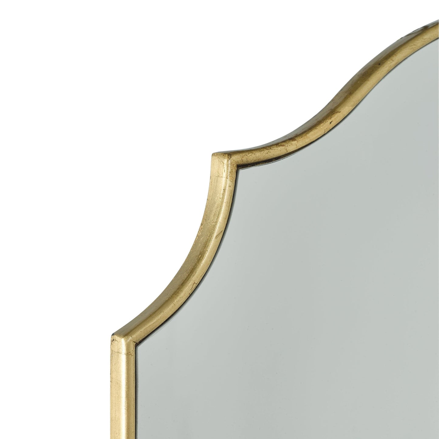 dar lighting Ruggiero Rectangle Mirror With Gold Detail 70 x 50cm 002RUG7050