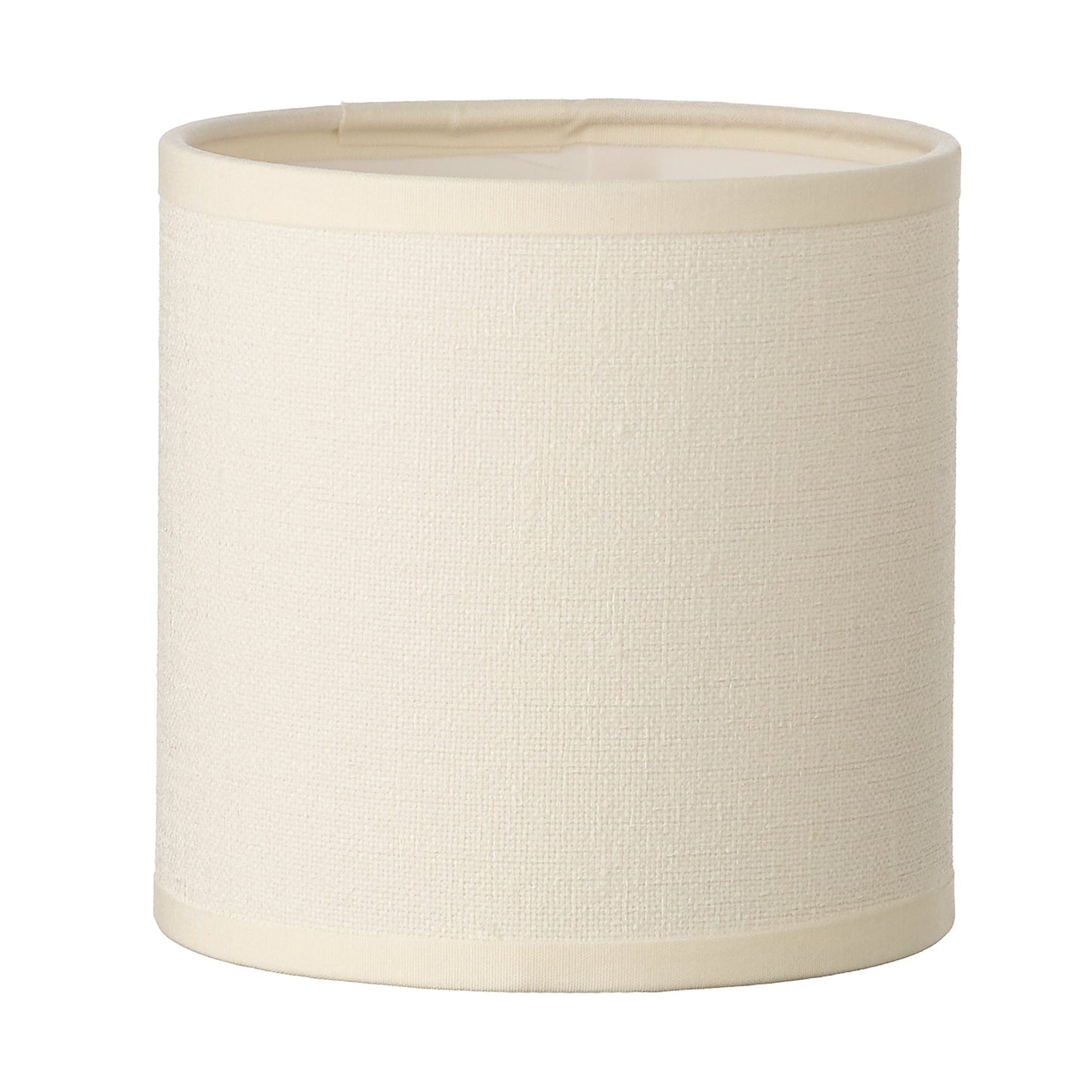 dar lighting S066 Cream Cotton Drum Shade 12cm S066